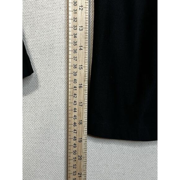 Nike Running Leggings Dri Fit Womens Medium Cropped Capri 19” Inseam Black - Picture 6 of 10